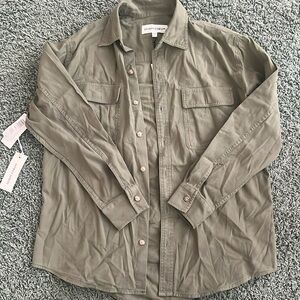 Aritzia Denim Forum Button-up